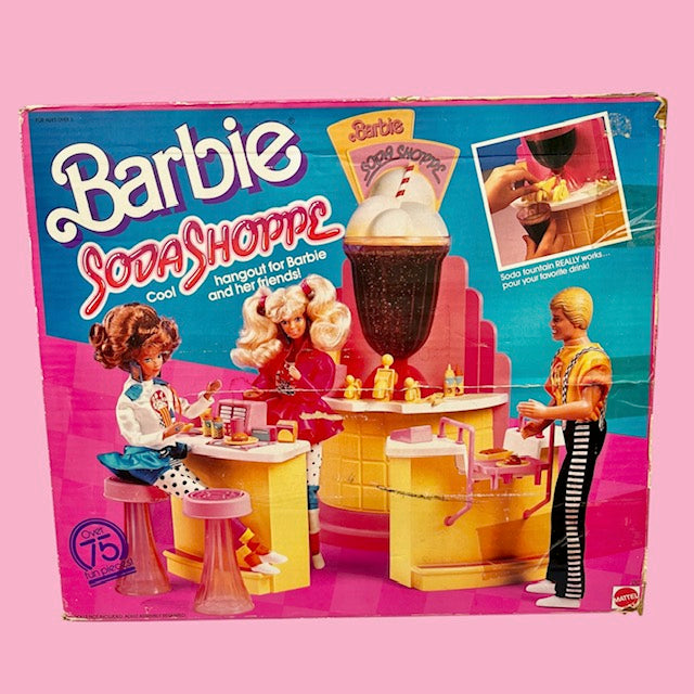 1988年★80's★Barbie★バービー★SODA SHOPPE★ソーダショップ★プレイセット★人形★フィギュア★ぬいぐるみ★ビンテージ★