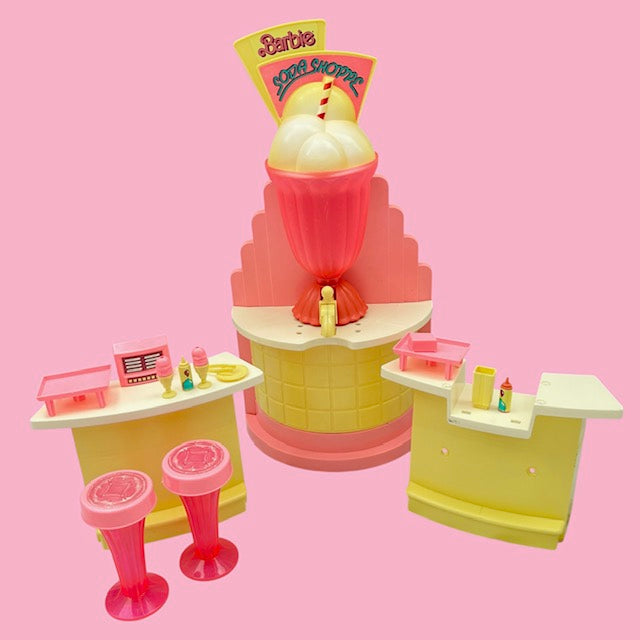 1988年★80's★Barbie★バービー★SODA SHOPPE★ソーダショップ★プレイセット★人形★フィギュア★ぬいぐるみ★ビンテージ★