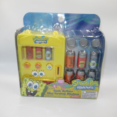 2024年★SPONGEBOB★スポンジボブ★ROCK BOTTOM MINI VENDING MACINE★自販機★おもちゃ★人形★フィギュア★ぬいぐるみ★ニコロデオン★