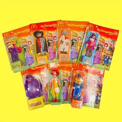 超レア！1976年★70's★マクドナルド★REMCO★コンプリートセット★人形★フィギュア★ぬいぐるみ★ビンテージ★オールド★ロナルド★ビッグマックポリス★ハンバーグラー★グリマス★チーズバーガーメイヤー★キャプテンクロック★プロフェッサー★