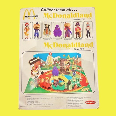 超レア！1976年★70's★マクドナルド★REMCO★コンプリートセット★人形★フィギュア★ぬいぐるみ★ビンテージ★オールド★ロナルド★ビッグマックポリス★ハンバーグラー★グリマス★チーズバーガーメイヤー★キャプテンクロック★プロフェッサー★