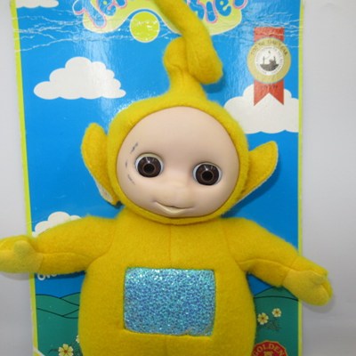 1996年★90's★Teletubbies★テレタビーズ★Laa-Laa★ラーラ★人形★フィギュア★ぬいぐるみ★目パチ★