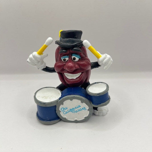 1988年★80's★vintage★ビンテージ★CaliforniaRaisin★カリフォルニアレーズン★Raisin★レーズン★アドバタイジング★企業物★PVC★PVCフィギュア★dram★ドラム★フィギュア★人形★ぬいぐるみ★