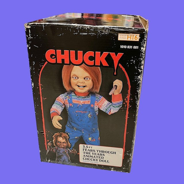 rare！universal studio★universal★ユニバーサルスタジオ★ユニバーサル★child'splay★チャッキー★Life size taking figure★movie★映画★ホラー★トーキング★チャッキー★ビッグサイズ★フィギュア★人形★ぬいぐるみ★