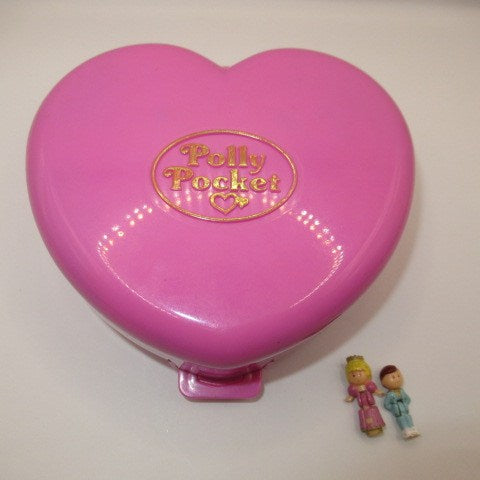 90’s★1992年★Polly Pocket★ポーリーポケット★staright Castle★スターライトキャッスル★ハート★濃いピンク★ライト★難ありミニチュア★ままごと★フィギュア★人形★ぬいぐるみ★