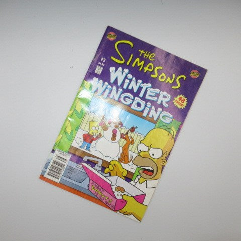 2008年★TheSimpsons★シンプソンズ★＃３★comic★コミック★WinterWingding★①★サンタズリトルヘルパー★ホーマー★バート★雑誌★フィギュア★ぬいぐるみ★人形★