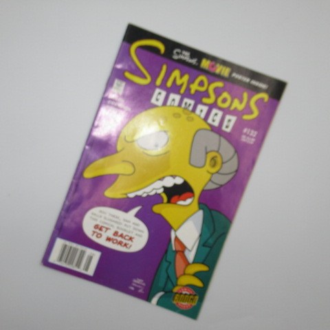 2007年★TheSimpsons★シンプソンズ★＃132★comic★コミック★④★チャールズ・モンゴメリー・バーンズ★バーンズ★フィギュア★ぬいぐるみ★人形★