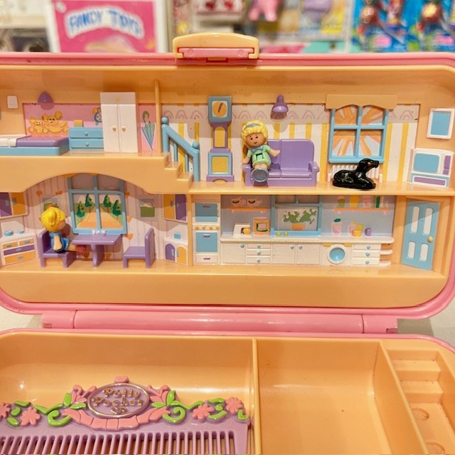 1990年★90's★Polly Pocket★ポーリーポケット★Pretty Hair Play Set★人形★フィギュア★ぬいぐるみ★コンパクト★ビンテージ★