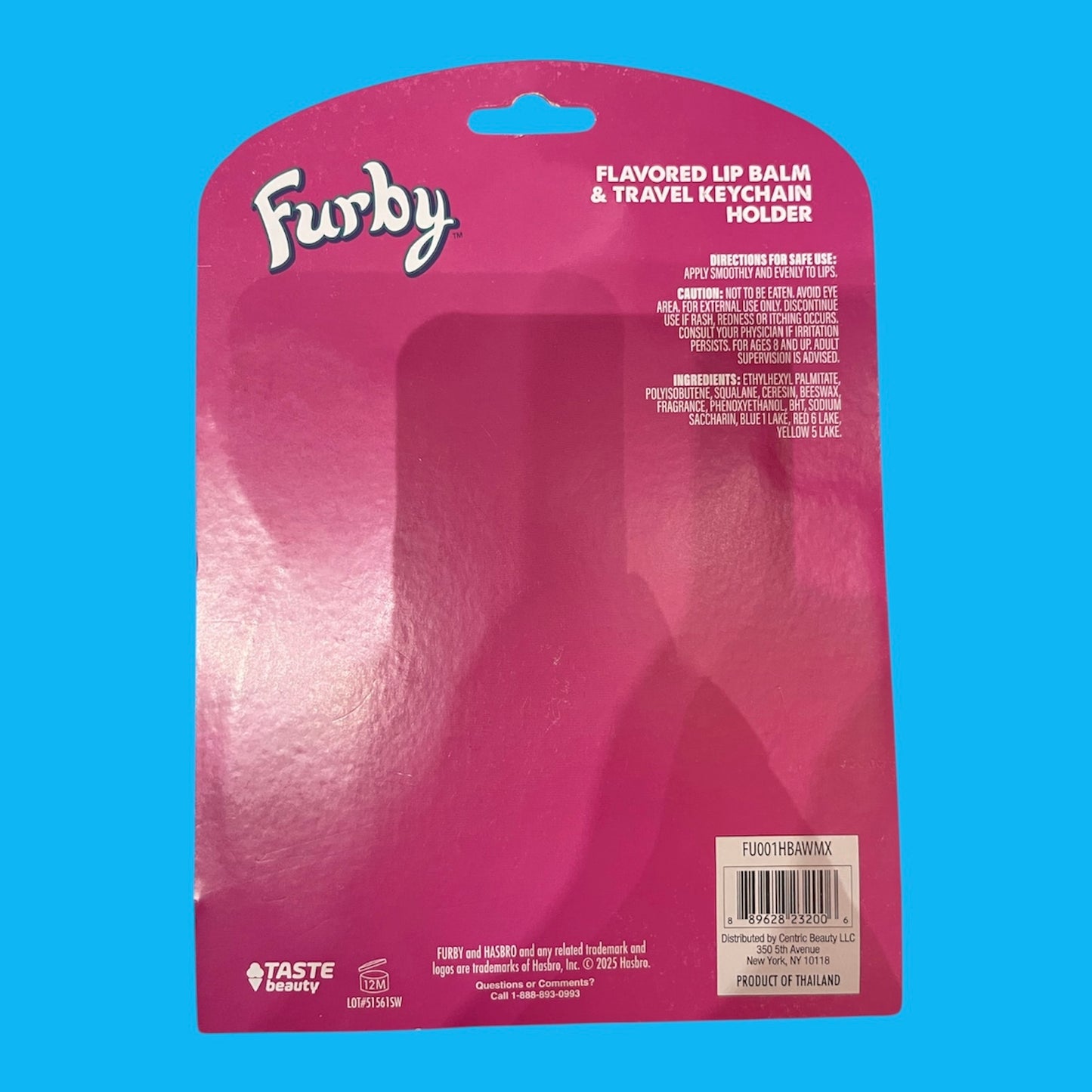 Furby★ファービー★LIPBALM★リップバーム★Keychain★holder★キーチェーン★ホルダー★ネイビー★キーホルダー★人形★ぬいぐるみ★フィギュア