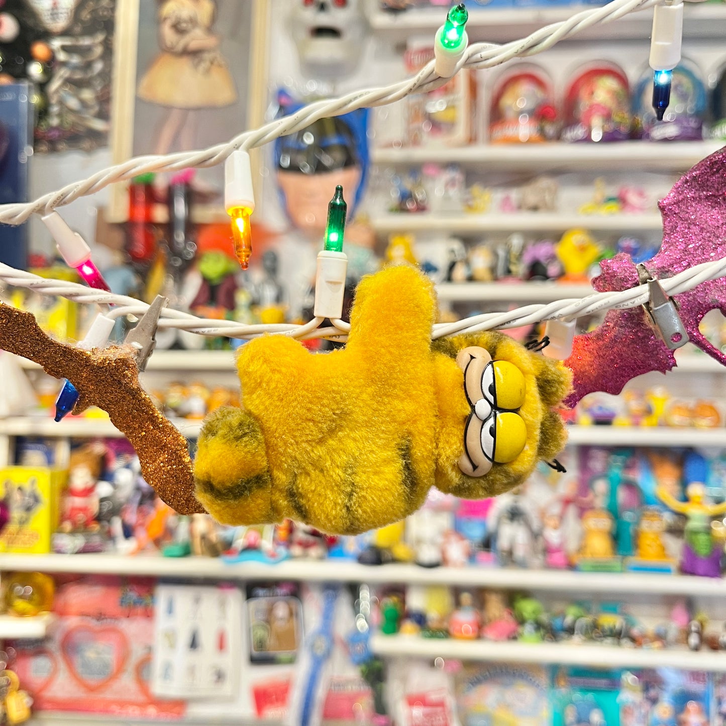 ビンテージ★80’s★GARFIELD★ガーフィールド★Clip on★クリップ人形★ネコ★フィギュア★人形★ぬいぐるみ★