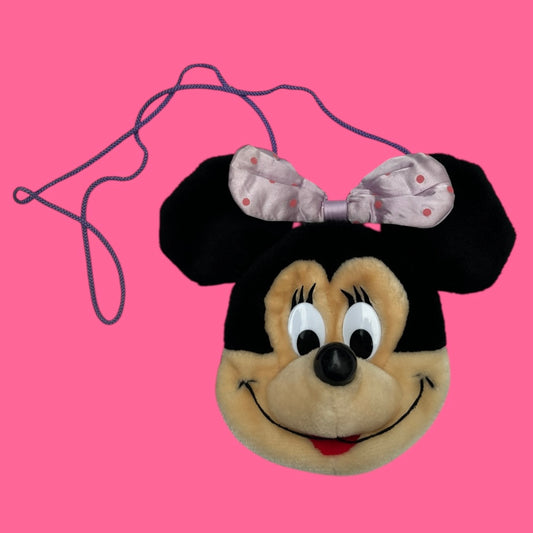 Vintage★ビンテージ★Minnie Mouse★ミニーマウス★Face Shoulder★Bag★バッグ★ぬいぐるみ★人形★フィギュア★