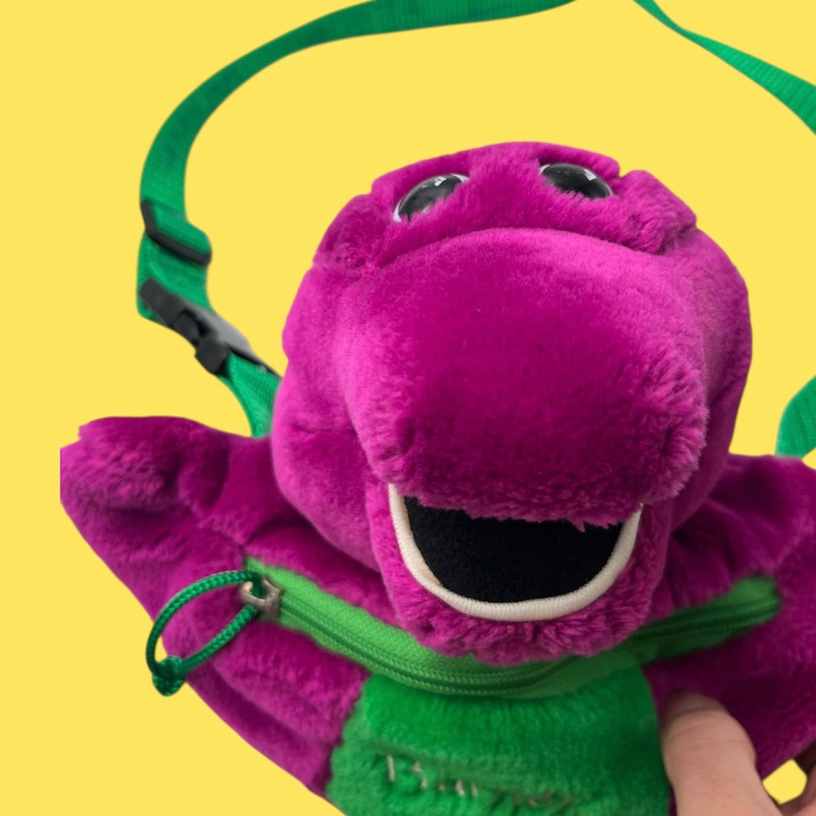 90's★Barney★バーニー★ウエストポーチ★人形★ぬいぐるみ★フィギュア★ビンテージ