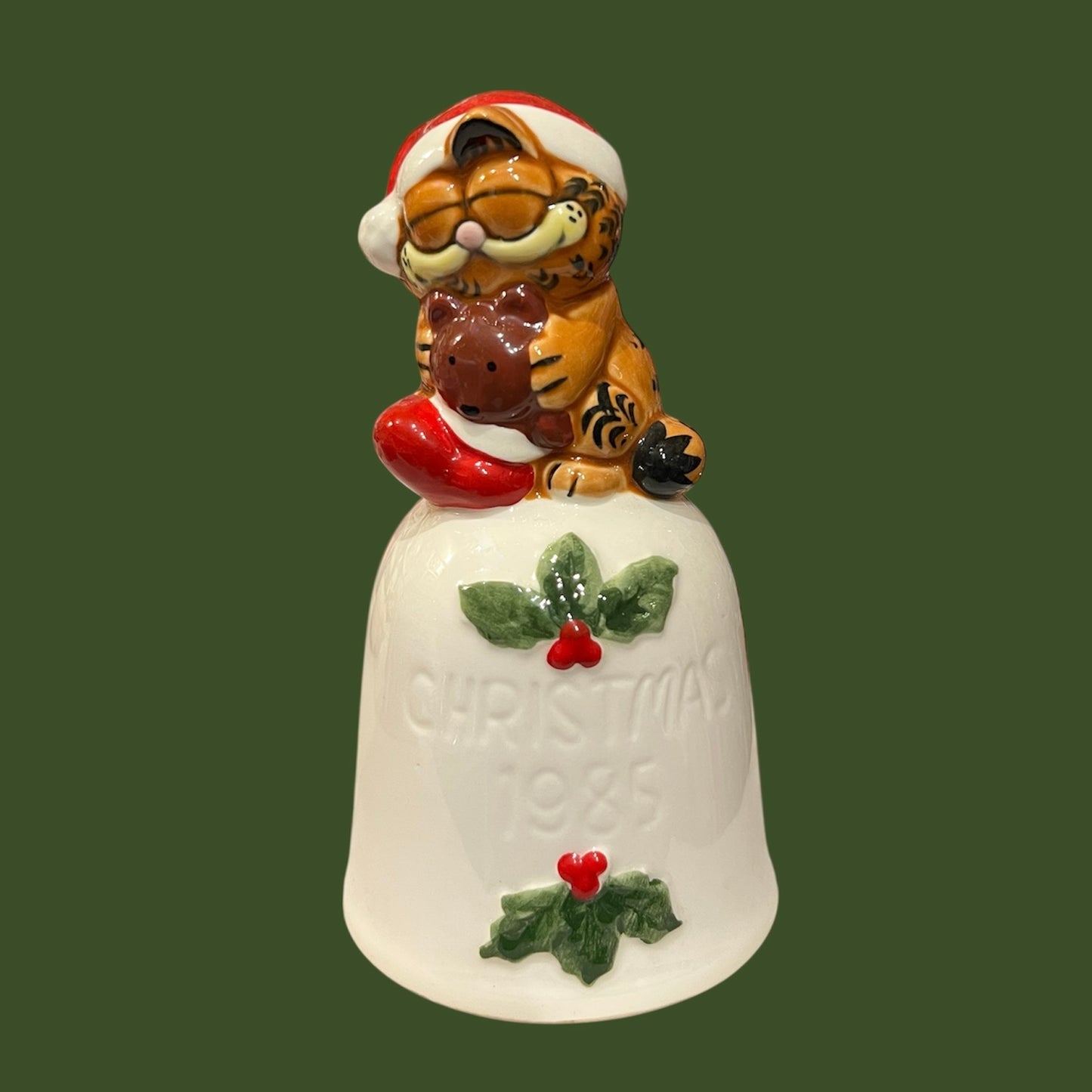 1985年★80's★GARFIELD★ガーフィールド★Christmas★Bell★クリスマス★ベル★人形★フィギュア★ぬいぐるみ★ビンテージ