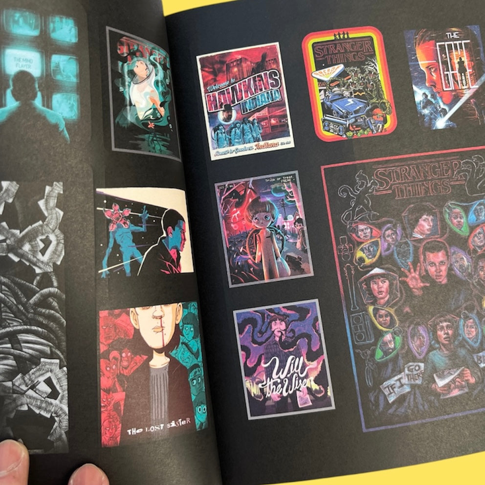 STRANGER THINGS★ストレンジャーシングス★Sticker Book★ハードカバー★フィギュア★人形★ぬいぐるみ★本