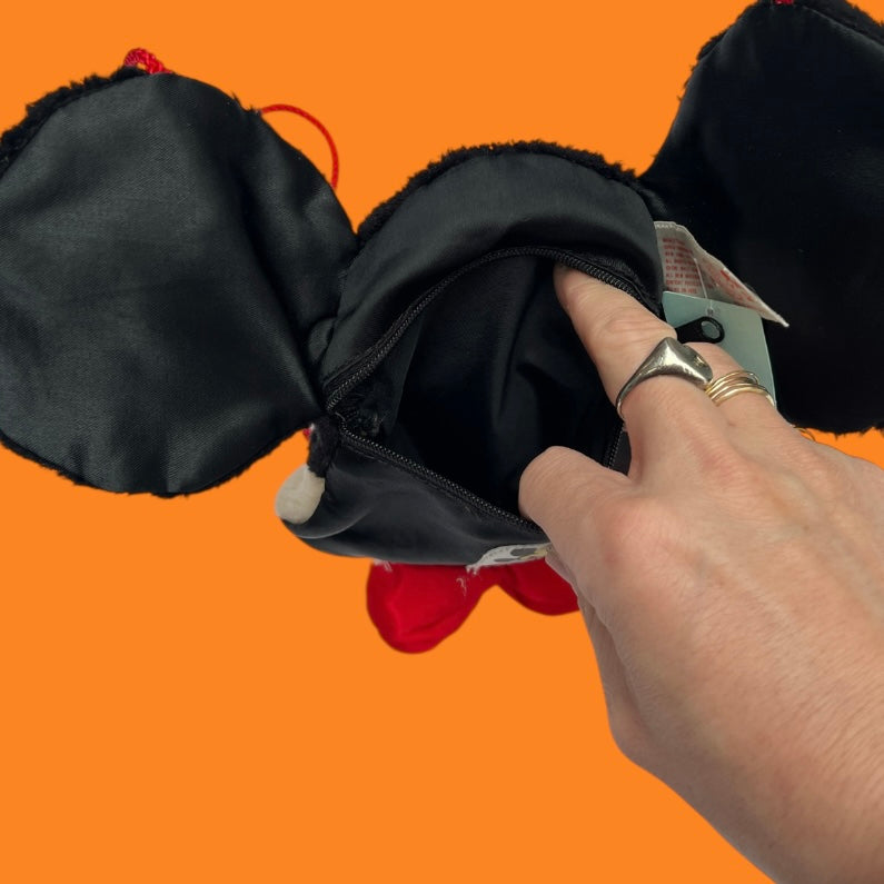 3★Vintage★Mickey Mouse★ミッキーマウス★Face Shoulder★フェイスショルダー★Bag★バッグ★ビンテージ★人形★ぬいぐるみ★フィギュア