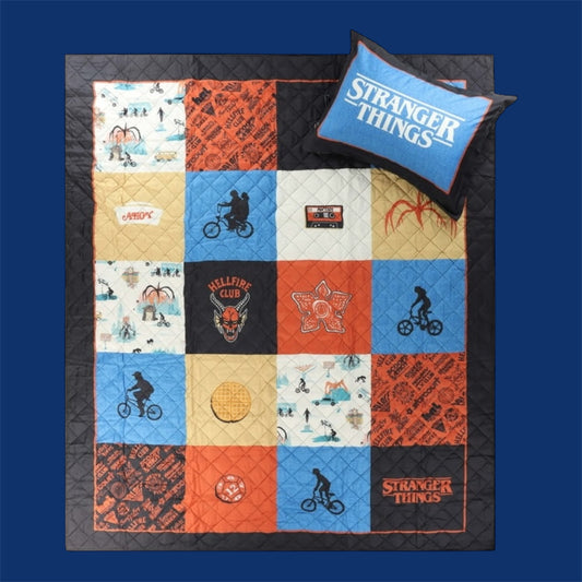 STRANGER THINGS★ストレンジャーシングス★QUILT&Pillow Case★SET★人形★フィギュア★ぬいぐるみ★デモゴルゴン
