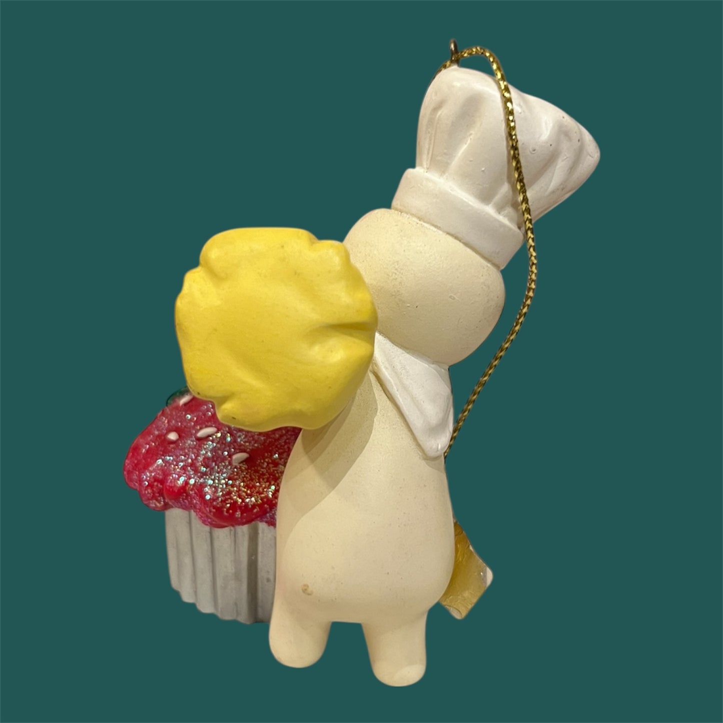 2001★Pillsbury★Doughboy★ドゥーボーイ★ドゥボーイ★Christmas Ornament★クリスマスオーナメント★人形★フィギュア★ぬいぐるみ★ビンテージ★カップケーキ