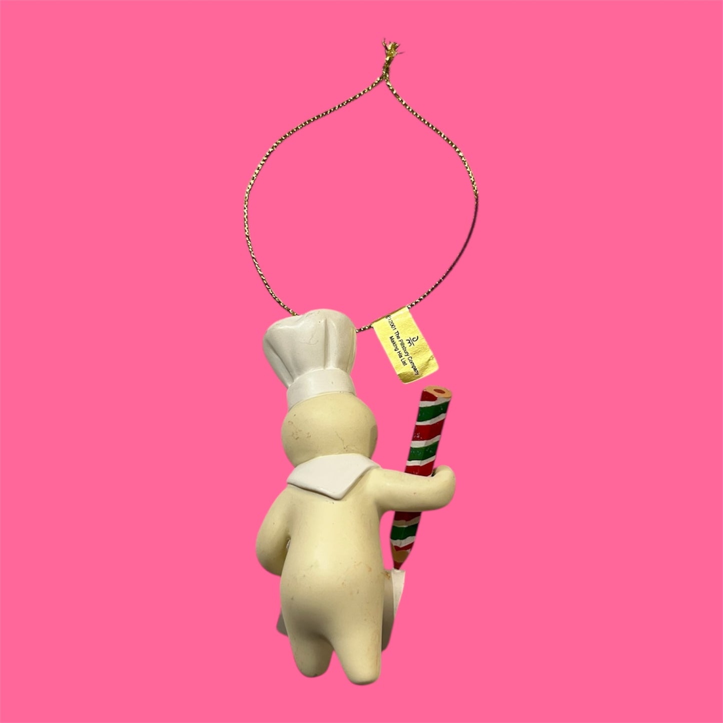 2001★Pillsbury★Doughboy★ドゥーボーイ★ドゥボーイ★Christmas Ornament★クリスマスオーナメント★人形★フィギュア★ぬいぐるみ★ビンテージ★手紙