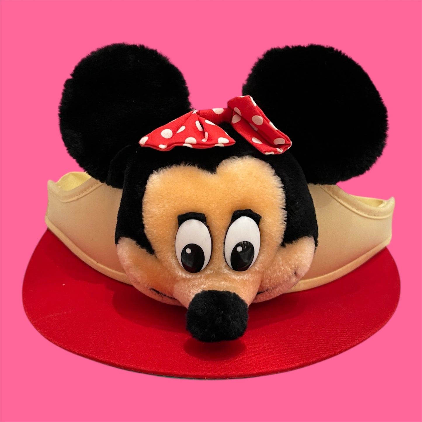 Vintage★ビンテージ★Minnie Mouse★ミニーマウス★サンバイザー★ぬいぐるみ★人形★フィギュア★