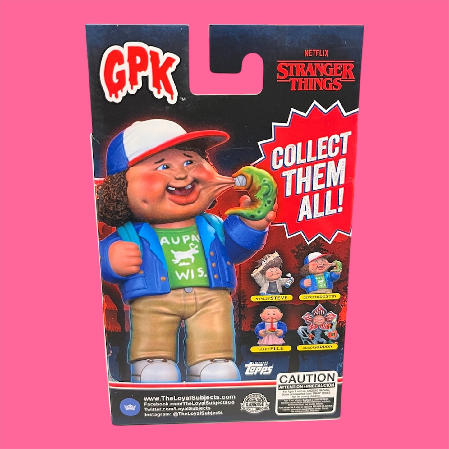 STRANGER THINGS★ストレンジャーシングス★GPK★GARBAGE PAIL KIDS★ガベッジペイルキッズ★フィギュア★ぬいぐるみ★人形★DEVOTED DUSTIN★ダスティン★エル★イレブン★Netflix★ネットフリックス