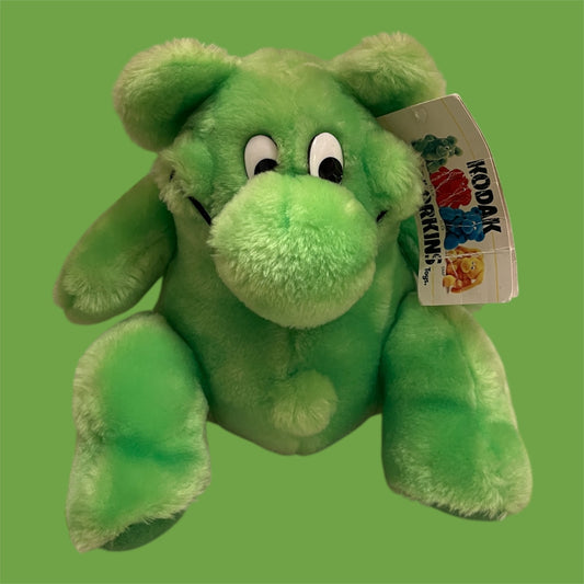 1989年★80's★KODAK★コダック★カメラ★ビンテージ★vintage★ぬいぐるみ★人形★フィギュア★グリーン★Zoom