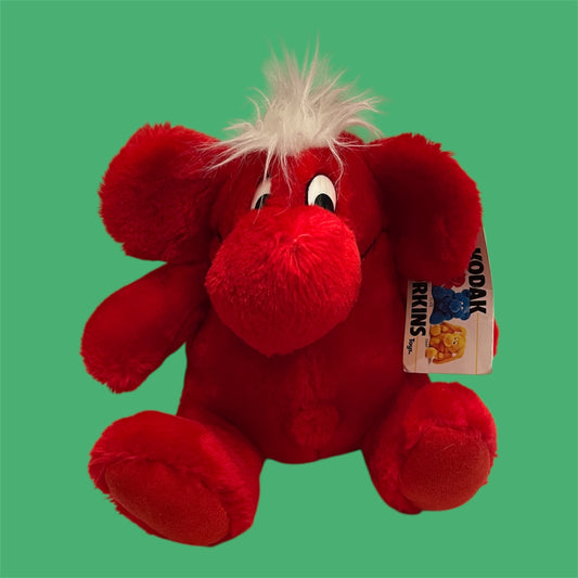 1989年★80's★KODAK★コダック★カメラ★ビンテージ★vintage★ぬいぐるみ★人形★フィギュア★赤★FLASH