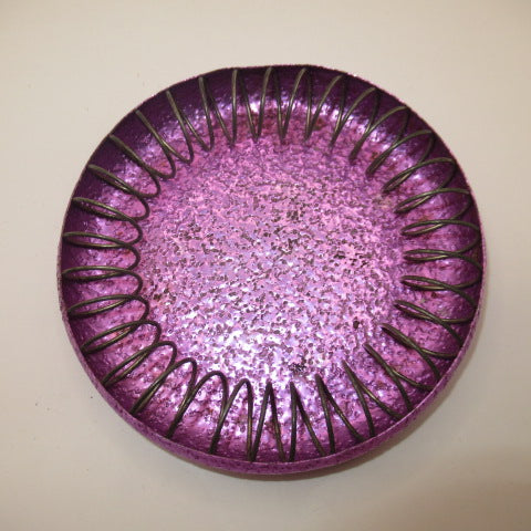 ビンテージ★Vintage★Ashtray★灰皿★小物入れ★ジュエリートレイ★2個セット★パープル★お皿★トレー