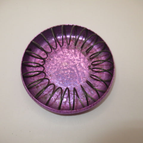 ビンテージ★Vintage★Ashtray★灰皿★小物入れ★ジュエリートレイ★2個セット★パープル★お皿★トレー
