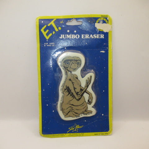 80’s★1982年★E.T.★ビンテージ★JUMBO ERASER★消しゴム★ブリスター入り★エイリアン★宇宙人★フィギュア★人形★ぬいぐるみ