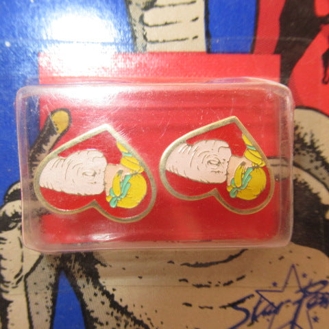 80's★1982年★E.T★JEWELRY★ジュエリー★ピアス★ビンテージ★アクセサリー★フィギュア★人形★ぬいぐるみ★ハート