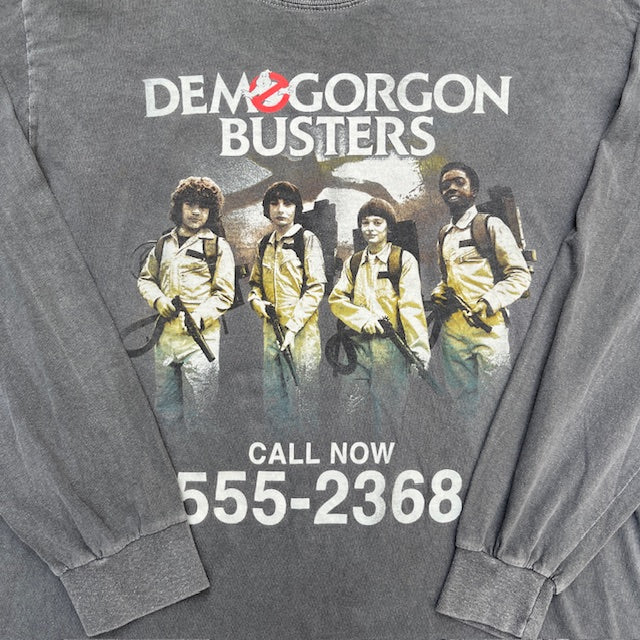 STRANGER THIGS★ストレンジャーシングス★DEMOGORGON BUSTERS★デモゴルゴンバスターズ★ロンT★USED★フィギュア★人形★ぬいぐるみ★マイク★ウィル★ルーカス★ダスティン