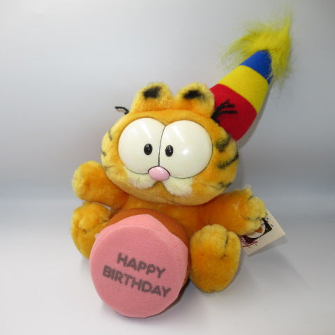 80’s★ビンテージ★GARFIELD★ガーフィールド★ぬいぐるみ★HAPPY BIRTHDAY★DAKIN★フィギュア★人形★ぬいぐるみ★