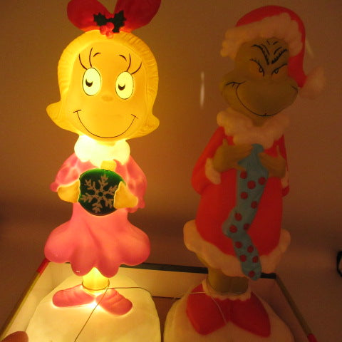The GRINCH★Dr.Seuss★グリンチ★Cindy lou★キャンディロー★クリスマスライト★サンタクロース★デコレーションライト★約36センチ★フィギュア★人形★ぬいぐるみ