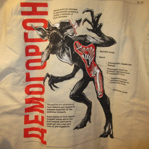 STRANGER THINGS★ストレンジャーシングス★Tシャツ★DEMOGORGON★デモゴルゴン★Men's★Sサイズ★イレブン★エル★マイク★ダスティン★フィギュア★人形★ぬいぐるみ