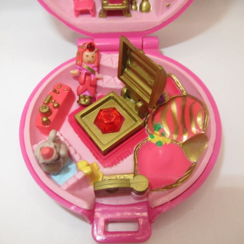 レア★コンプリート！90’s★1992年★ビンテージ★POLLY POCKET★ポーリーポケット★コンパクト★Jweled Palace★ジュエル★ピンク★宝石★ミニチュア★ままごと★ドールハウス★フィギュア★人形★ぬいぐるみ