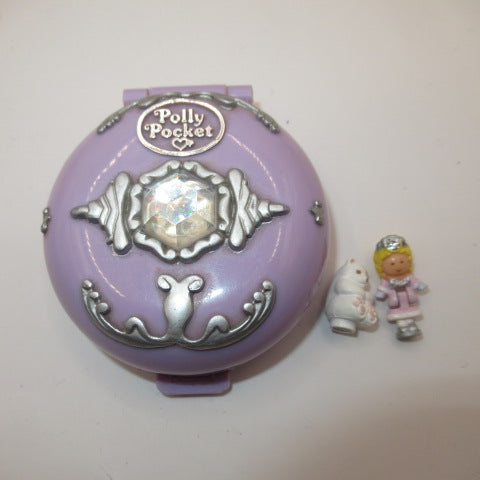 レア★コンプリート！90’s★1992年★ビンテージ★POLLY POCKET★ポーリーポケット★コンパクト★Jweled Iceland★ジュエル★ラベンダー★宝石★ミニチュア★ままごと★ドールハウス★フィギュア★人形★ぬいぐるみ