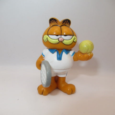 80's★GARFIELD★ガーフィールド★PVC★フィギュア★人形★ビンテージ★vintage★テニス