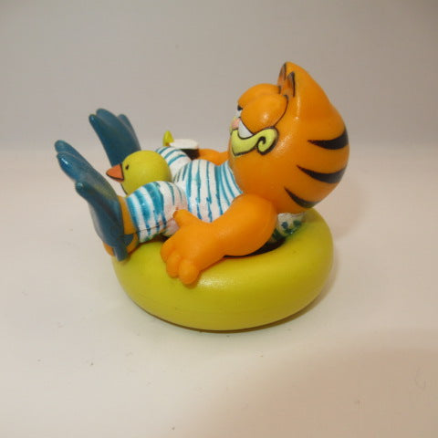 80's★GARFIELD★ガーフィールド★PVC★フィギュア★人形★ビンテージ★vintage★浮き輪