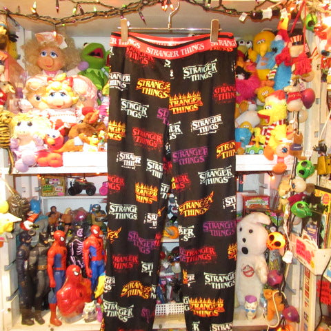 STRANGERTHINGS★ストレンジャーシングス★パジャマパンツ★ルームパンツ★Men’s★Mサイズ★ロゴ★イレブン★ダスティン★フィギュア★人形★ぬいぐるみ