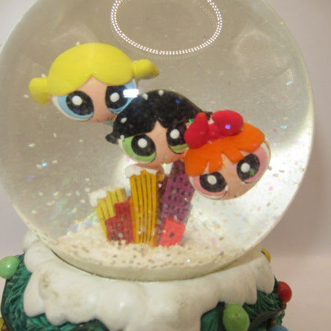 POWERPUFF GIRLS★パワーパフガールズ★SNOW DOME★スノードーム★スノーグローブ★バブルス★ブロッサム★バターカップ★フギュア★人形★ぬいぐるみ★難あり