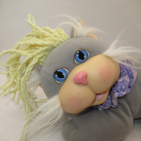 90's★1992年★CabbagePatchKids★キャベツ人形★crimp n curl pets★ペット★puppy★子犬★赤ちゃん★ぬいぐるみ★人形★フィギュア★グレー