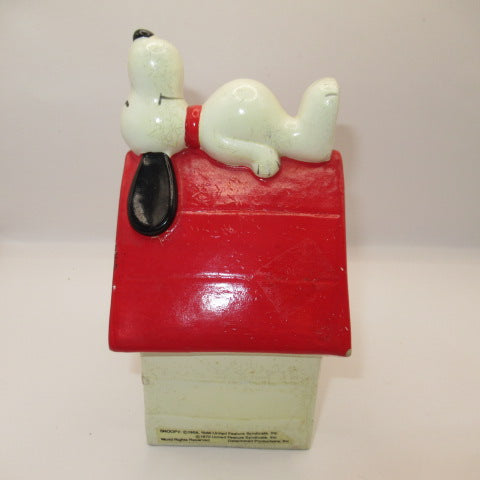 1970年★70's★Peanuts★ピーナッツ★Snoopy★スヌーピー★BANK★貯金箱★フィギュア★人形★ビンテージ★お家