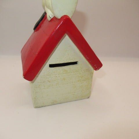 1970年★70's★Peanuts★ピーナッツ★Snoopy★スヌーピー★BANK★貯金箱★フィギュア★人形★ビンテージ★お家