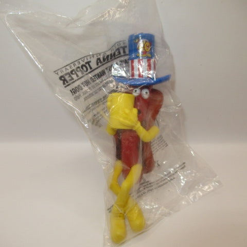 2001年★wienerschnitzel★ウィンナーシュニッツェル★アンテナトッパー★フィギュア★人形★ビンテージ