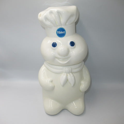80's★1988年★ビンテージ★Phillsburry★Doughboy★ドーボーイ★ドゥーボーイ★クッキージャー★CookieJar★セラミック★フィギュア★人形★ぬいぐるみ★企業物★アドバタイジング★カケあり