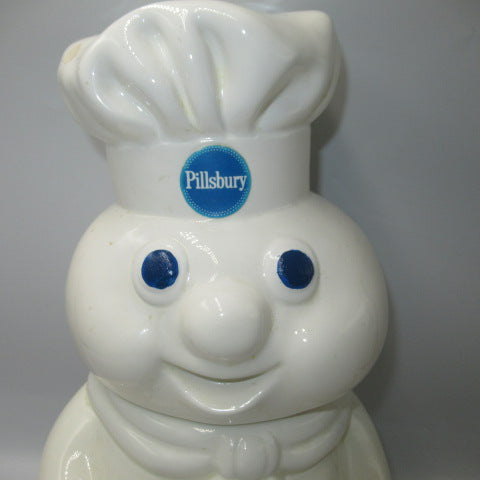 80's★1988年★ビンテージ★Phillsburry★Doughboy★ドーボーイ★ドゥーボーイ★クッキージャー★CookieJar★セラミック★フィギュア★人形★ぬいぐるみ★企業物★アドバタイジング★カケあり