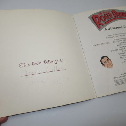 1988年★80's★ROGER RABBIT★ロジャーラビット★絵本★ディズニー★Disney★人形★フィギュア★ぬいぐるみ★ビンテージ★2