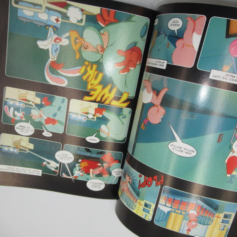 1987年★80's★ROGER RABBIT★ロジャーラビット★絵本★Movie Book★ムービーブック★ポスター付き★ディズニー★Disney★人形★フィギュア★ぬいぐるみ★ビンテージ★