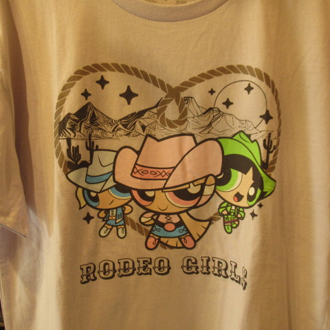 THE POWERPUFF GIRLS★PPG★パワーパフガールズ★Tシャツ★ウエスタン★人形★フィギュア★ぬいぐるみ★men's Lサイズ