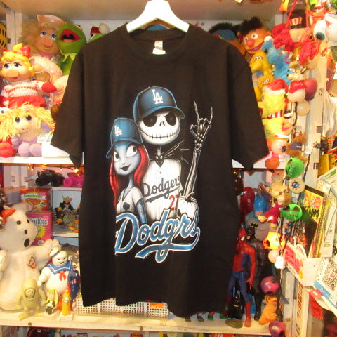 Dodgers★ドジャース★LOSANGELES★Nightmare Bifore Christmas★ナイトメア・ビフォア・クリスマス★ジャックとサリー★Men's★Ｌサイズ★新品